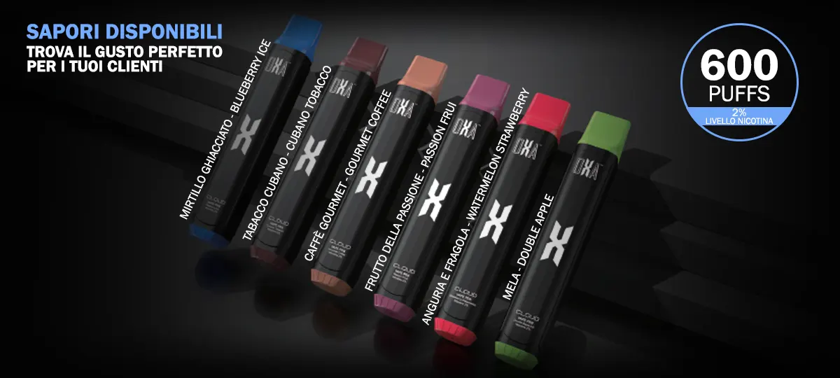 Sigarette elettroniche da 600 Tiri
