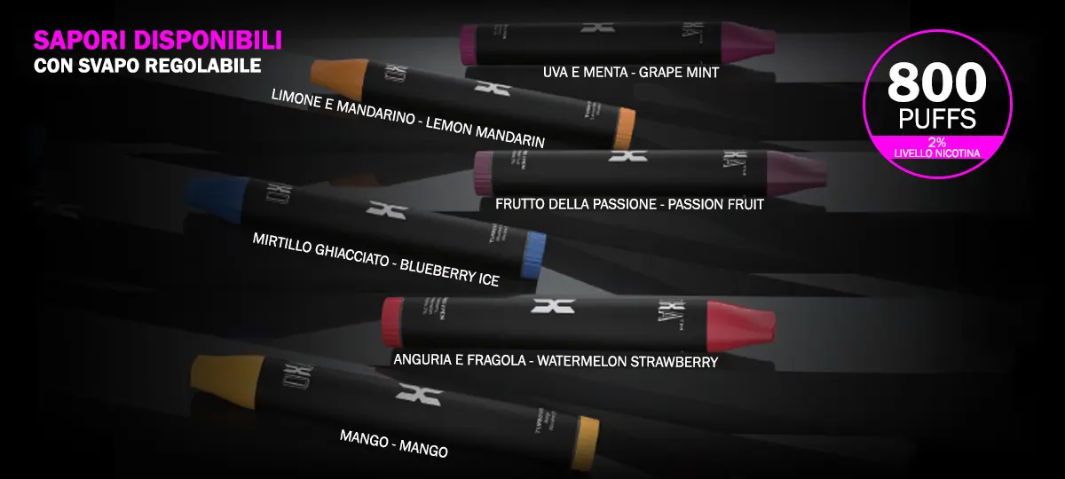 Sigarette elettroniche da 800 Tiri