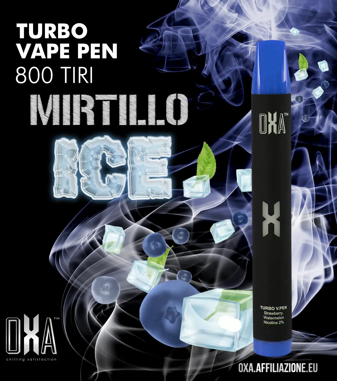 Gusto Mirtillo ICE | 800 Tiri